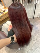 アフィナー(Afinar) 【横浜/横浜駅】艶感あふれる赤みカラー×髪質改善