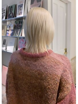 ザスリック 代官山(THE SLICK) 抜きっぱなしハイトーンカラーミルクティーカラー