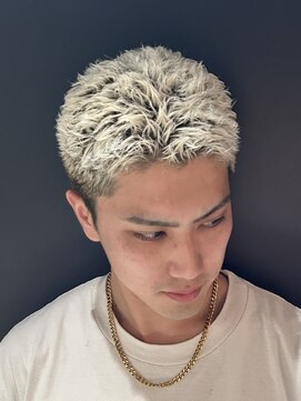 海外ヘア/スパイキーショート/フェード/ボウズ/河原町三条K