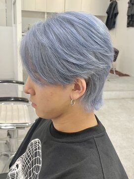 !メンズブリーチハイトーンケアブリーチデザインカラー#原宿