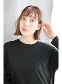 【月1メンテ】白髪染めリタッチでも透明感カラー