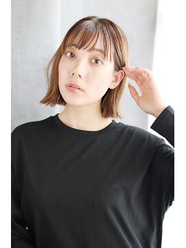 【月1メンテ】白髪染めリタッチでも透明感カラー