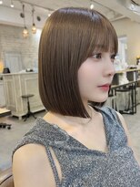 ミンクス 青山店(MINX)&nbsp;【MINX清水】ぱっつんボブ　タッセルボブ 切りっぱなしボブ