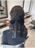 ヘアアレンジ/ハーフアップ/お呼ばれヘアセット