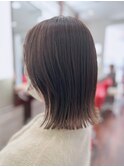切りっぱなしボブ