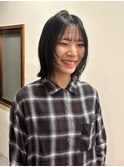 レイヤーボブ×地毛風カラー