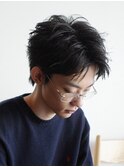 スパイキーショートルーズショートツーブロック刈り上げ