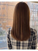 零秒女髪 千里丘店&nbsp;髪質改善で叶える透明感艶ロングストレート艶髪美髪艶カラー艶感