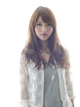 ネオリーブソラ 相模大野店(Neolive sola) ななめ前髪ゆるふわロングパーマ【sola:neolive相模大野店104】