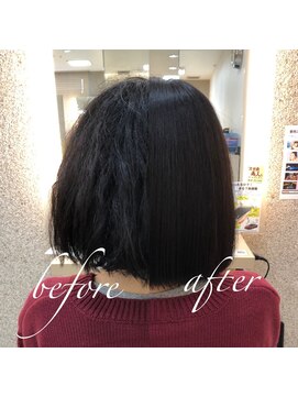 キャパ 秦野(CAPA) 縮毛矯正before⇒after