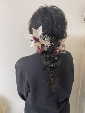 アチーブ エムプラス 茶屋町店(Achieve m +) 成人式ヘアセット(大阪梅田茶屋町ヘアセット専門店Achieve m+)