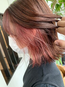 ハク(haku) #吉原color 大人気インナーカラー+切りっぱなし