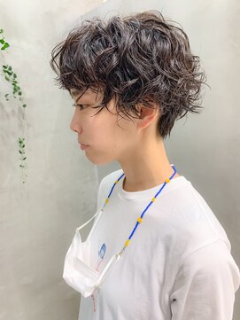 テトヘアー(teto hair) スパイラルパーマ、くるくるパーマ、マッシュショート