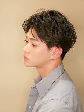 アース 三軒茶屋店(HAIR&MAKE EARTH) 三軒茶屋_メンズ_メンズカット_メンズパーマ_黒髪_ナチュラル