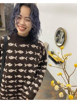 フィン(fin,) fin,/外ハネボブ/セクションカラー/グラデーションカラー