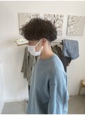 波巻きパーマ