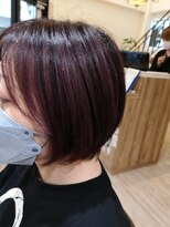 ルシードスタイル クリザンテーム&nbsp;パープル×ブラックボブ