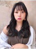 前髪/顔周りレイヤーで作る韓国ヘア×プリカール[岡崎/髪質改善]