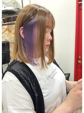 ロッソフィーロ(Rosso Filo) 紫インナーカラー Instagram【@dai_n29】