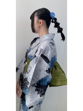 ピカソ こあら店 浴衣スタイル