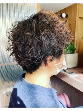 エン バイ ヘアーリーフ 西田辺店(EN by Hair Leafy) メンズ/スパイラルパーマ/ツイスト/ツイストスパイラル