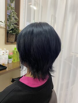 コアフィールフィス(COIFFURE fils) 新規お得クーポンあり【見附　今町】M3Dブルーブラックカラー