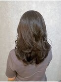 レイヤーカットうる艶美髪Tr+潤うケアパーマ 20代30代40代#1