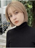 ハイトーンきりっぱなしボブ 松本