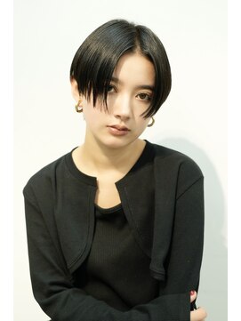 ヴェイン 渋谷(vain) アッシュブラック　ニュアンスパーマ