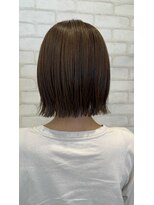 ビス ヘア アンド ビューティー 西新井店(Vis Hair＆Beauty)&nbsp;10代20代外ハネ切りっぱなしボブアッシュブラウン