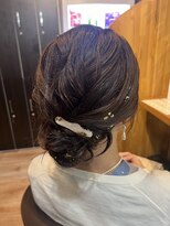 プランツヘアー&nbsp;ゆるふわシニヨン