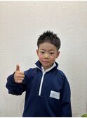 『小学生+2ブロック刈り上げ』