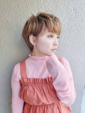 スーハ 恵比寿(SUUHA) ニュアンスパーマの大人くびれショートボブ/こなれパーマ