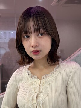 ロンドワン 三宮元町(Lond one) くびれボブ/ブラウンカラー