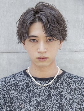 シティ(CITY) 【小久保style】ベリーショートニュアンスパーマグレーベージュ