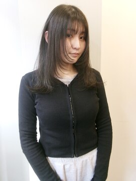 ニール 名古屋 伏見 丸の内(NEELU) 【Neelu_tomoya】レイヤーカット+オリーブブラウン