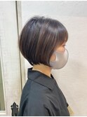 【浅田】丸みショートボブ