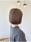 ボブ×明るめモカブラウンカラー葉田2