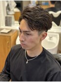 フェザーパーマ/ニュアンス/メンズパーマ/ビジネス/マッシュ