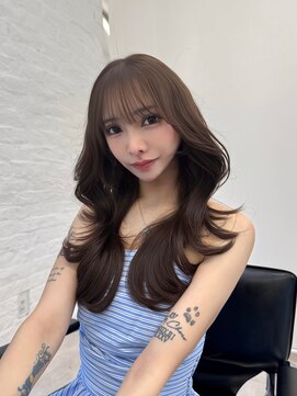 アマトウキョウ 表参道(AMA TOKYO) レイヤーカット 韓国ヘア 顔周りカット高島大登