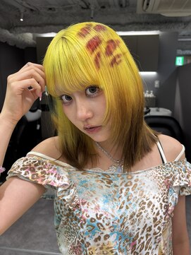 ロテ 名古屋 名駅店(Lote.) ミディアムヘア/デザインカラー/フェイスフレーミング/名古屋