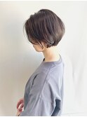 自由が丘/ミニウルフ/フェザーパーマ/ボブ/ホワイトグレージュ