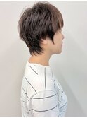 マッシュショートくびれショートゆるふわショート秋冬暖色カラー