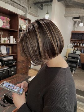 ハイライト×ボブスタイル