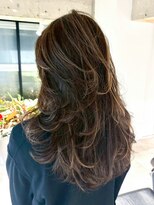 シオン(shion)&nbsp;顔周りレイヤー大人ガーリーロング似合わせカット_ba577902