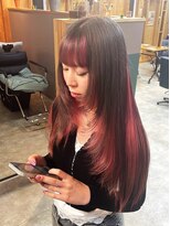 アフターニュース 新潟(afternews)&nbsp;カシスレッド/インナーカラー/ケアブリーチ/髪質改善/駅前/駅南