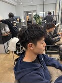 刈り上げセンターパート/波巻きツイストスパイラル/船橋
