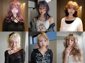 ディーンルピ(DEAN lupi)の写真/ケアブリーチを使用したダメージを最小限に抑えたデザインカラー♪[栄/名古屋]