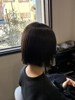 ル レーヴ 和田店(Le reve)&nbsp;切りっぱなしボブ/縮毛矯正【谷平】