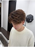 フェザーショート　フェザーパーマ　逆三角形顔